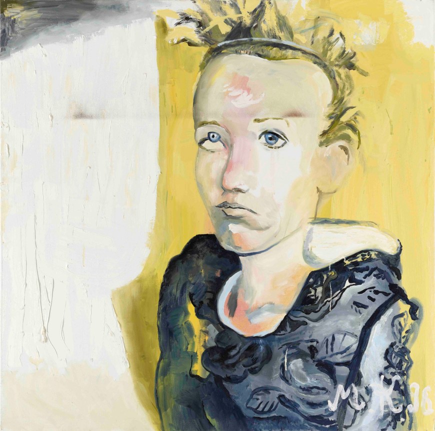 Martin Kippenberger, Ohne Titel (Maria Burgstaller) (aus der Serie Window Shopping bis 2 Uhr nachts)