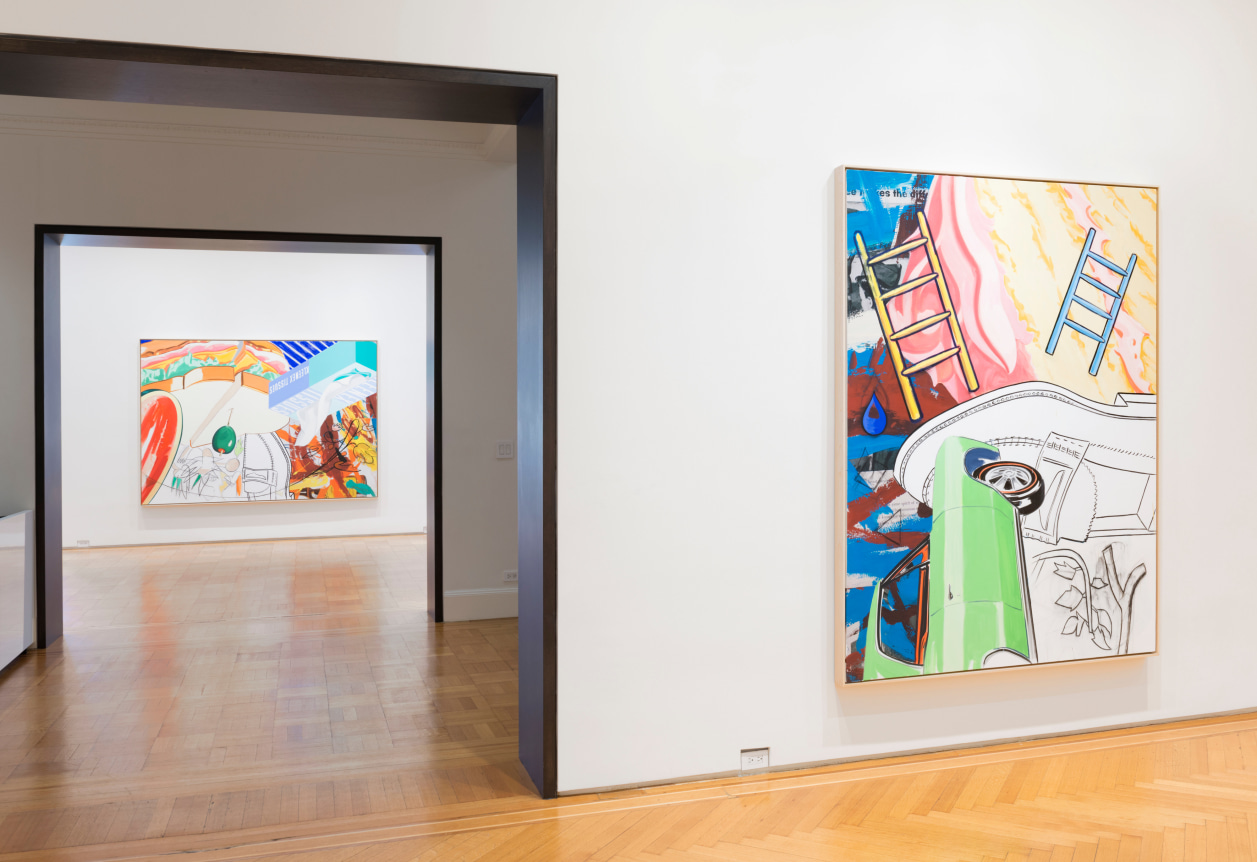 Installation View David Salle Ham and Cheese New York
