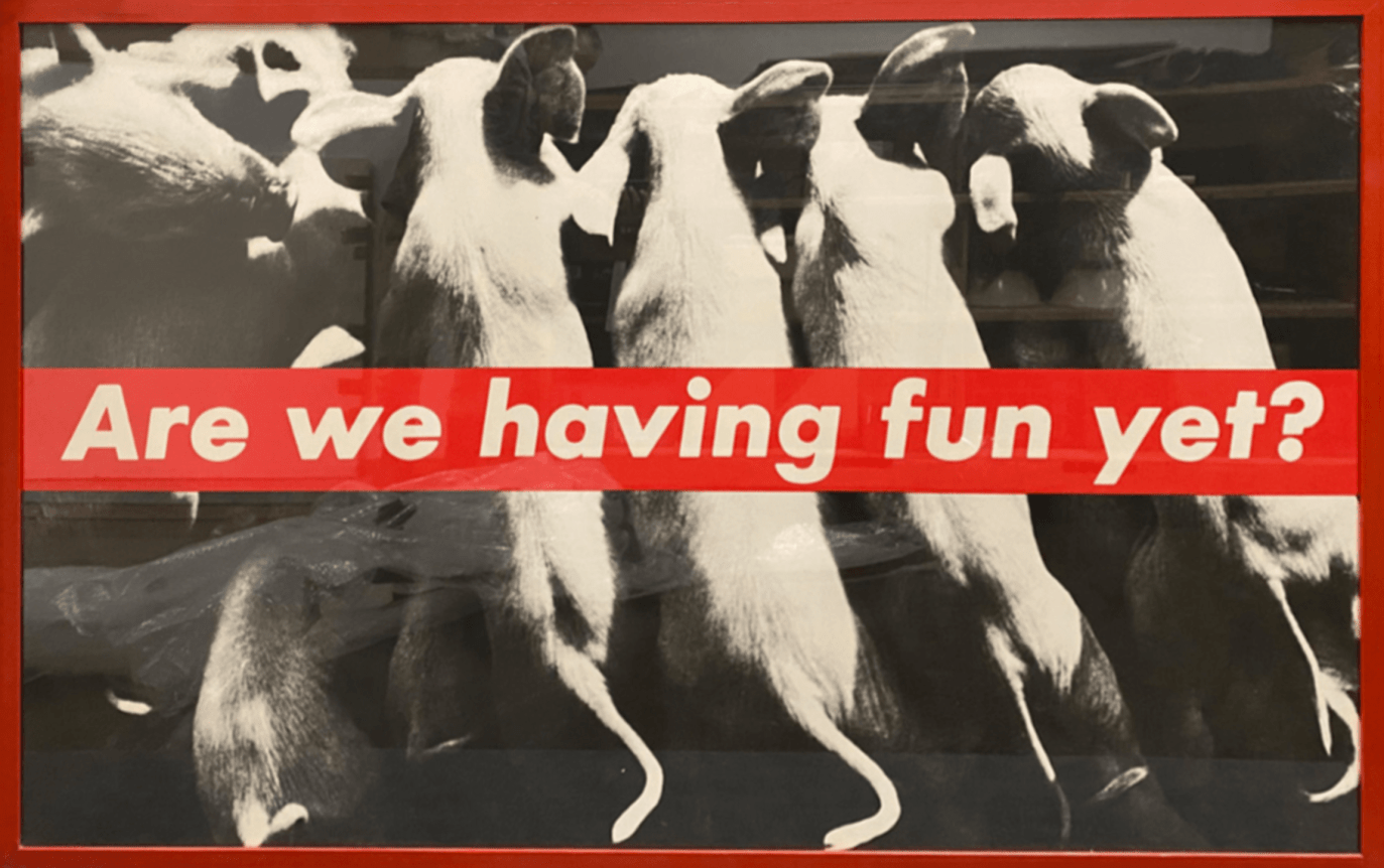 Barbara Kruger Are We Having Fun Yet?, 1987