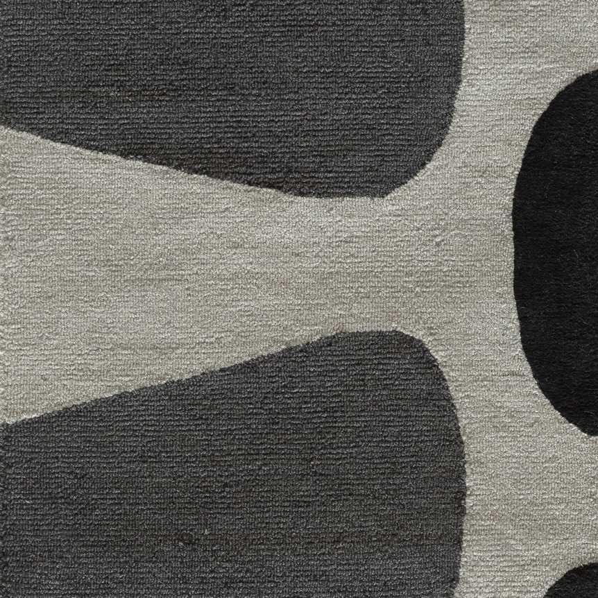 hand-tufted overlap marine rug sample