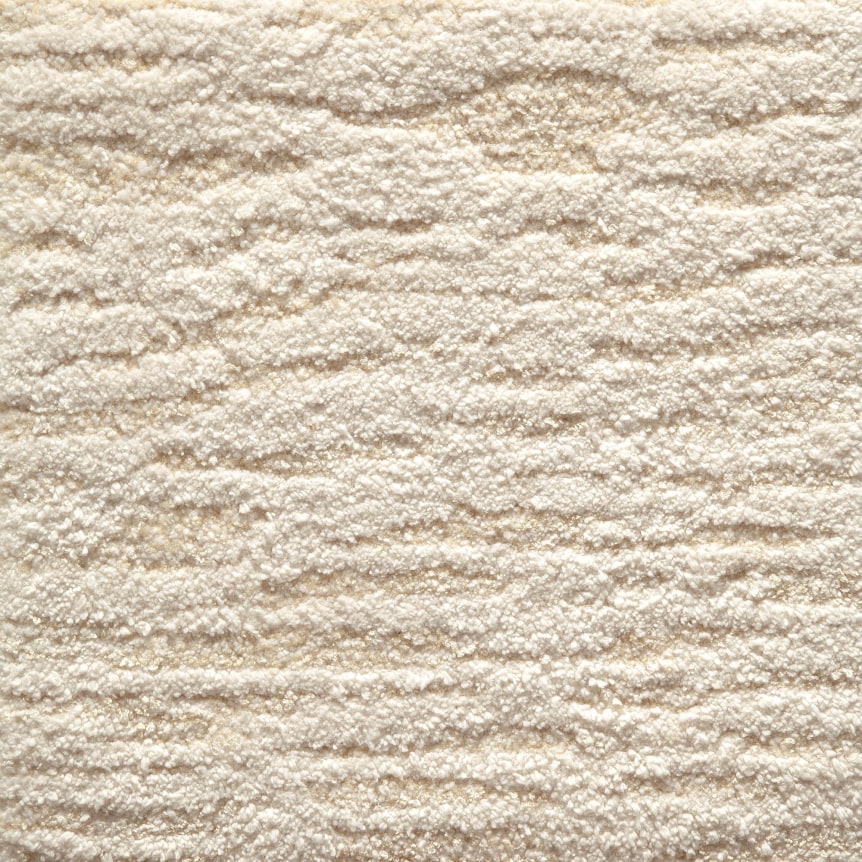 hand-tufted stucco white rug sample