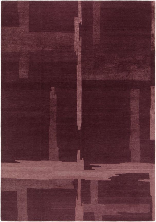 veranda rug in the merlot colorway