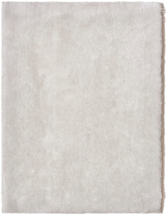 lori urban 2 sample in the mirage colorway which appears to be a little shimmery grey. the sample is a high plush cut pile.