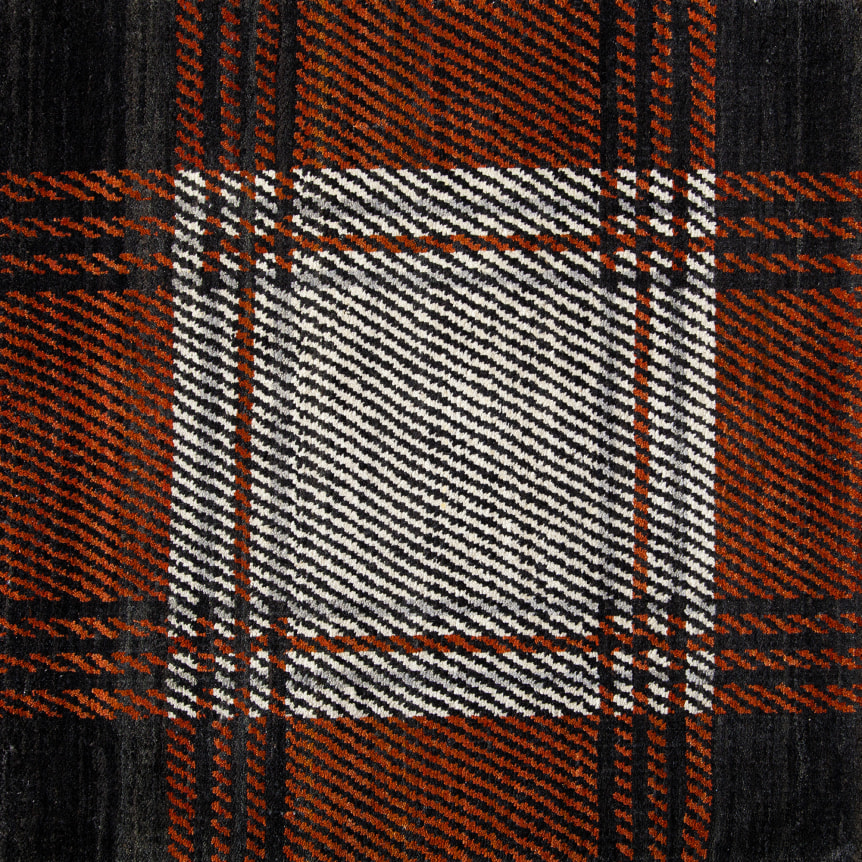 tartan terracotta 2' x 2' sample