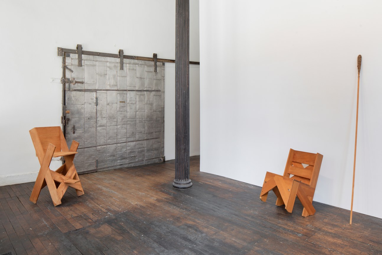 Alex Hay: WOOD Furniture / Objects, installation view