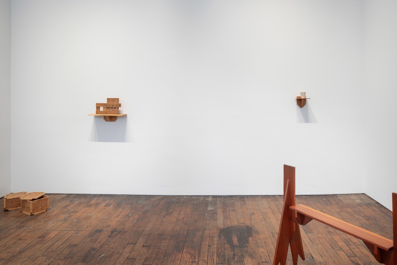 Alex Hay: WOOD Furniture / Objects, installation view