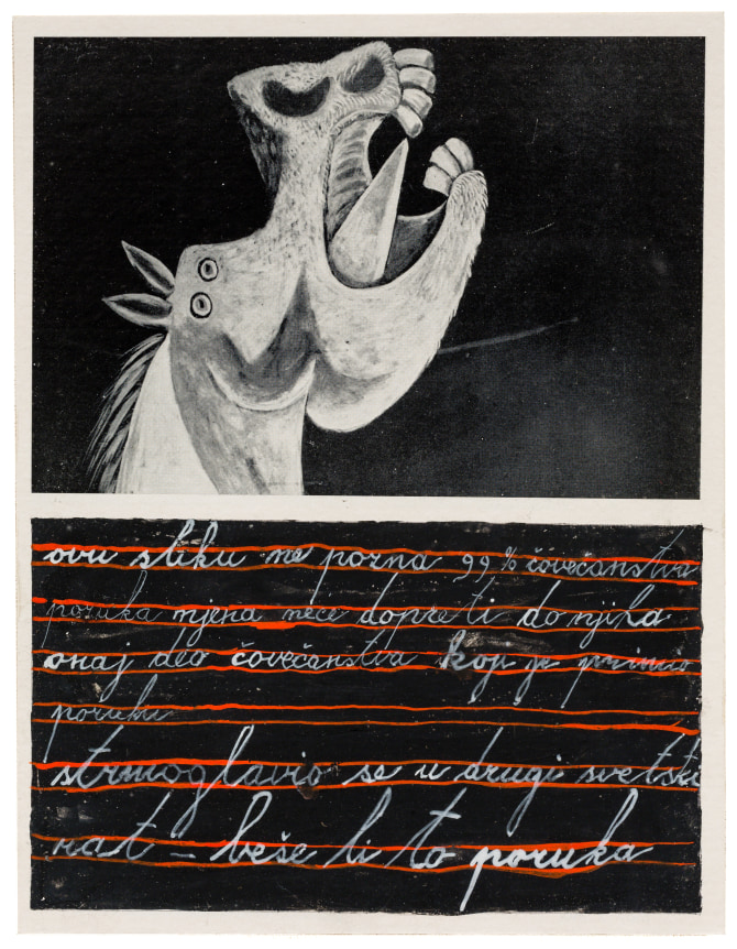 Ovu sliku ne pozna 99% čovečanstva... [99% of mankind has not heard of this painting...], c. 1967-1972