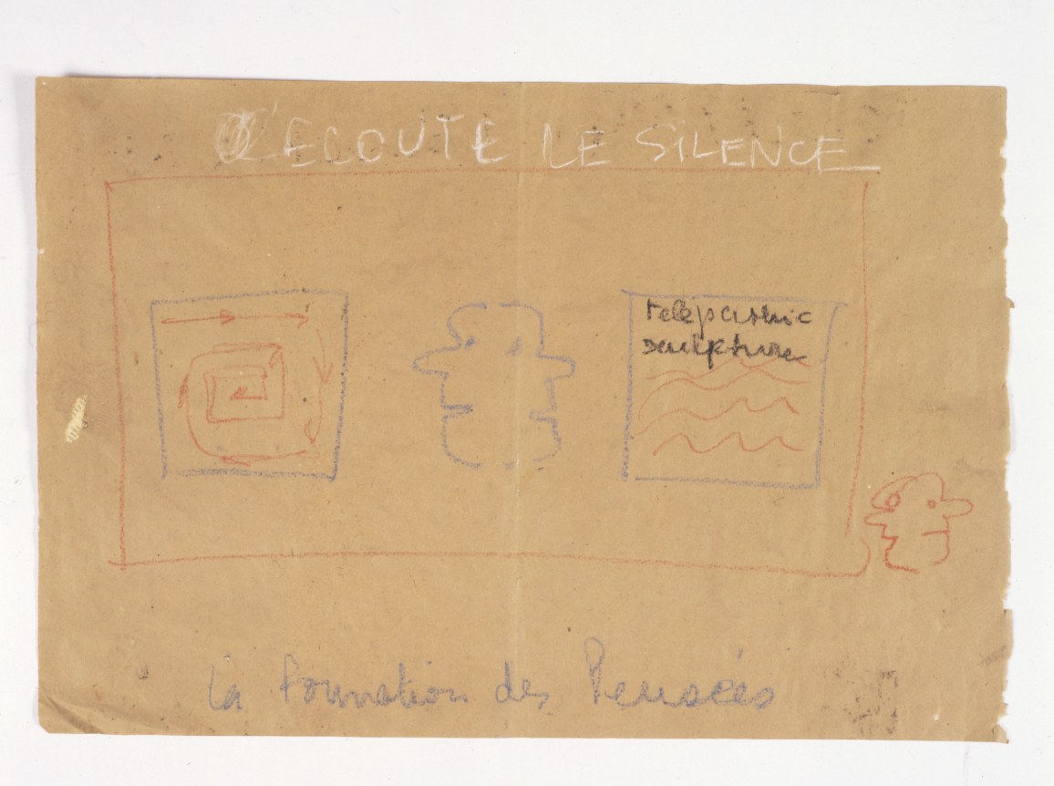 Robert Filliou Ecoute le silence [Listen to the silence]