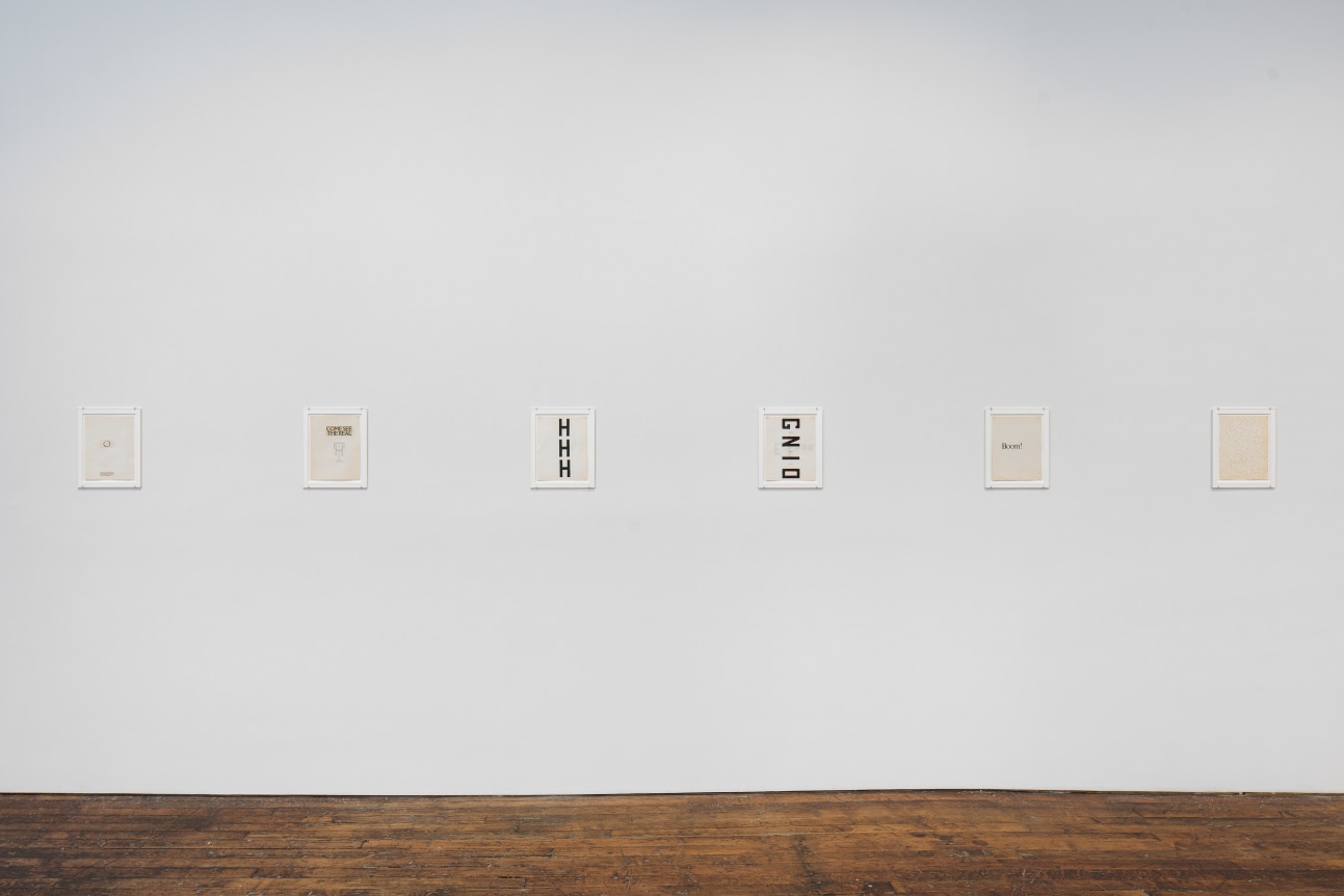 N.H. Pritchard: Boom!, installation view