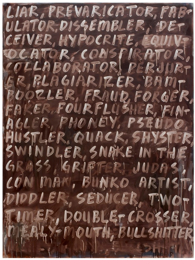 Liar 2007 oil on canvas