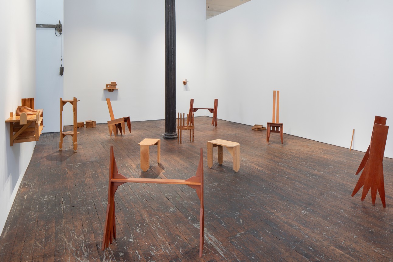 Alex Hay: WOOD Furniture / Objects, installation view