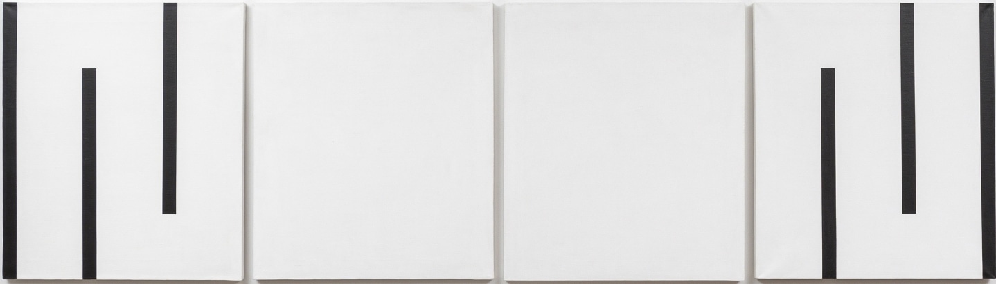 Julije Knifer, POLIPTIH 1&ndash;4 [POLYPTYCH 1&ndash;4], 1976, at Peter Freeman, Inc., New York