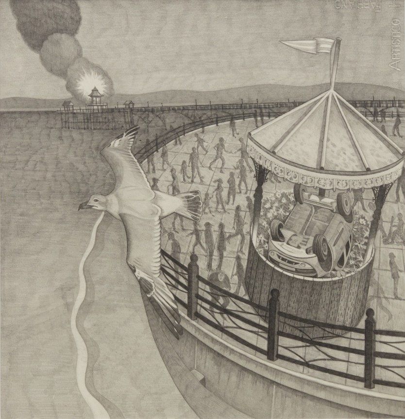 Paul Anthony Harford (1943&ndash;2016), Untitled (pier fire)