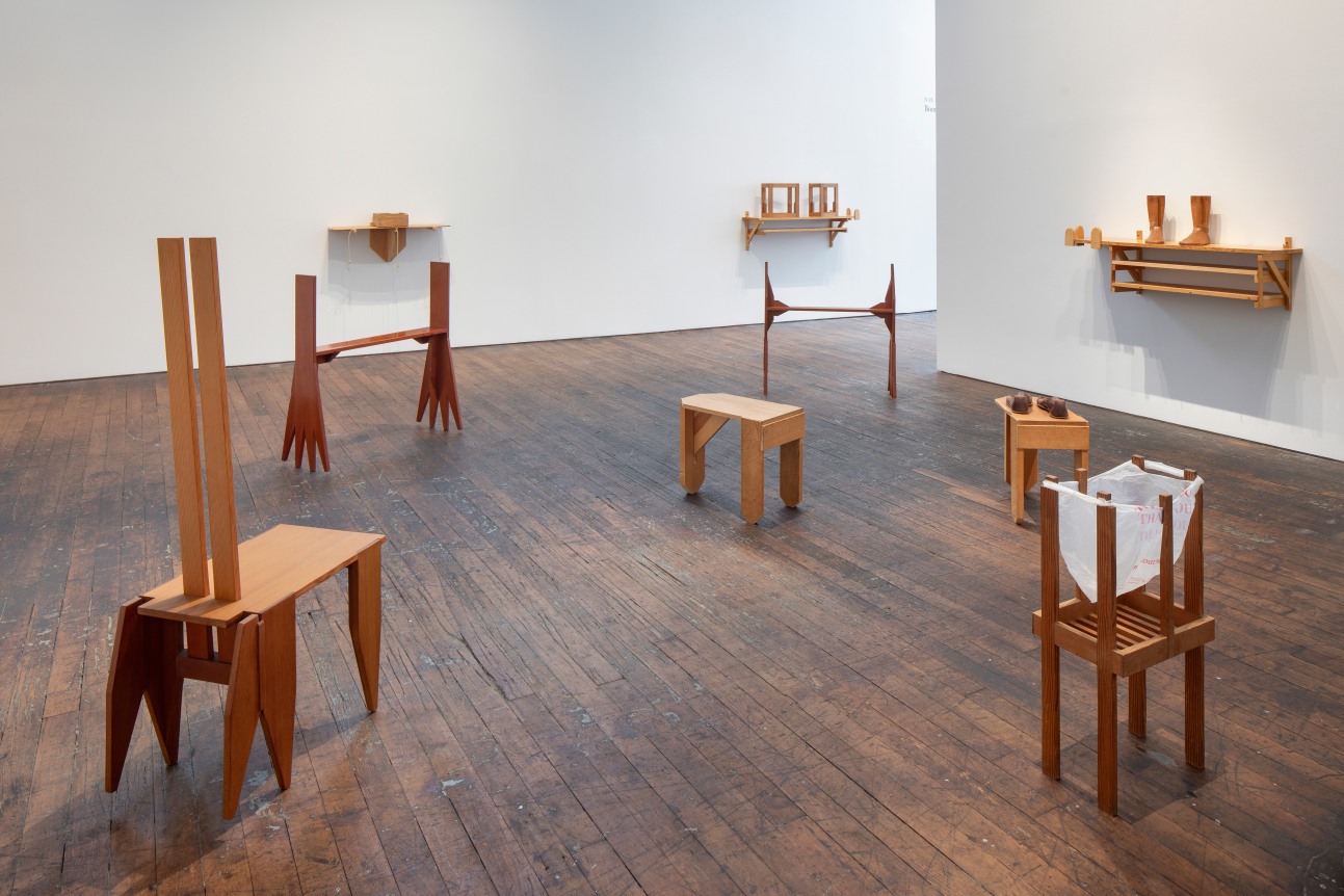 Alex Hay: WOOD Furniture / Objects, installation view