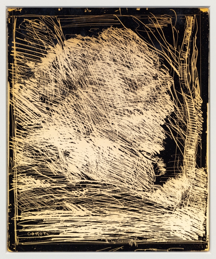 JEAN-BAPTISTE-CAMILLE COROT&nbsp;(1796-1875), Les arbres dans la montagne [Trees on the Mountain]