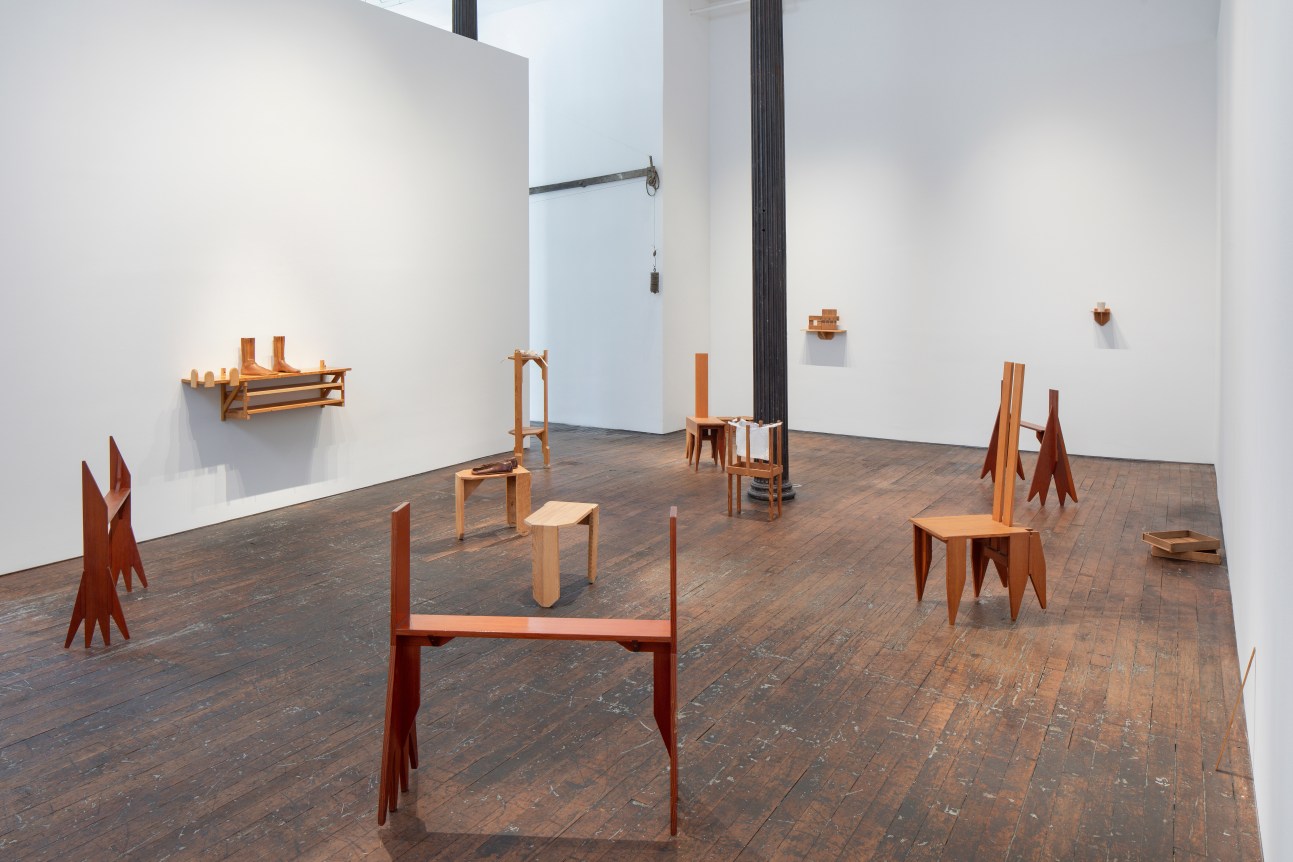 Alex Hay: WOOD Furniture / Objects, installation view