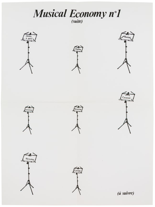 Musical Economy n°1, 1980