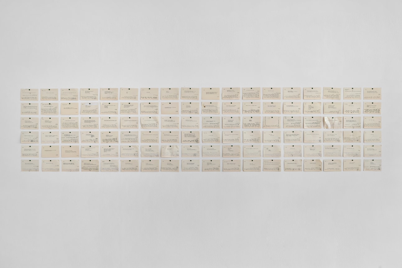 Hendl Helen Mirra, 108 postkartlz [108 postcard]