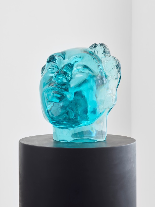 Thomas Schütte, Glaskopf B, Nr. 2 (Bottle Green)