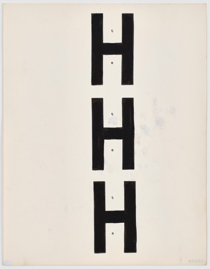 N.H. Pritchard, Untitled (The / Simple) at Peter Freeman, Inc.