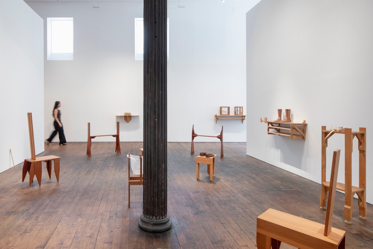 Alex Hay: WOOD Furniture / Objects, installation view