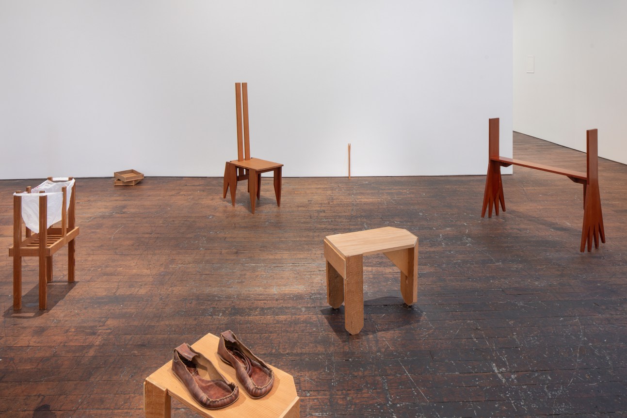 Alex Hay: WOOD Furniture / Objects, installation view