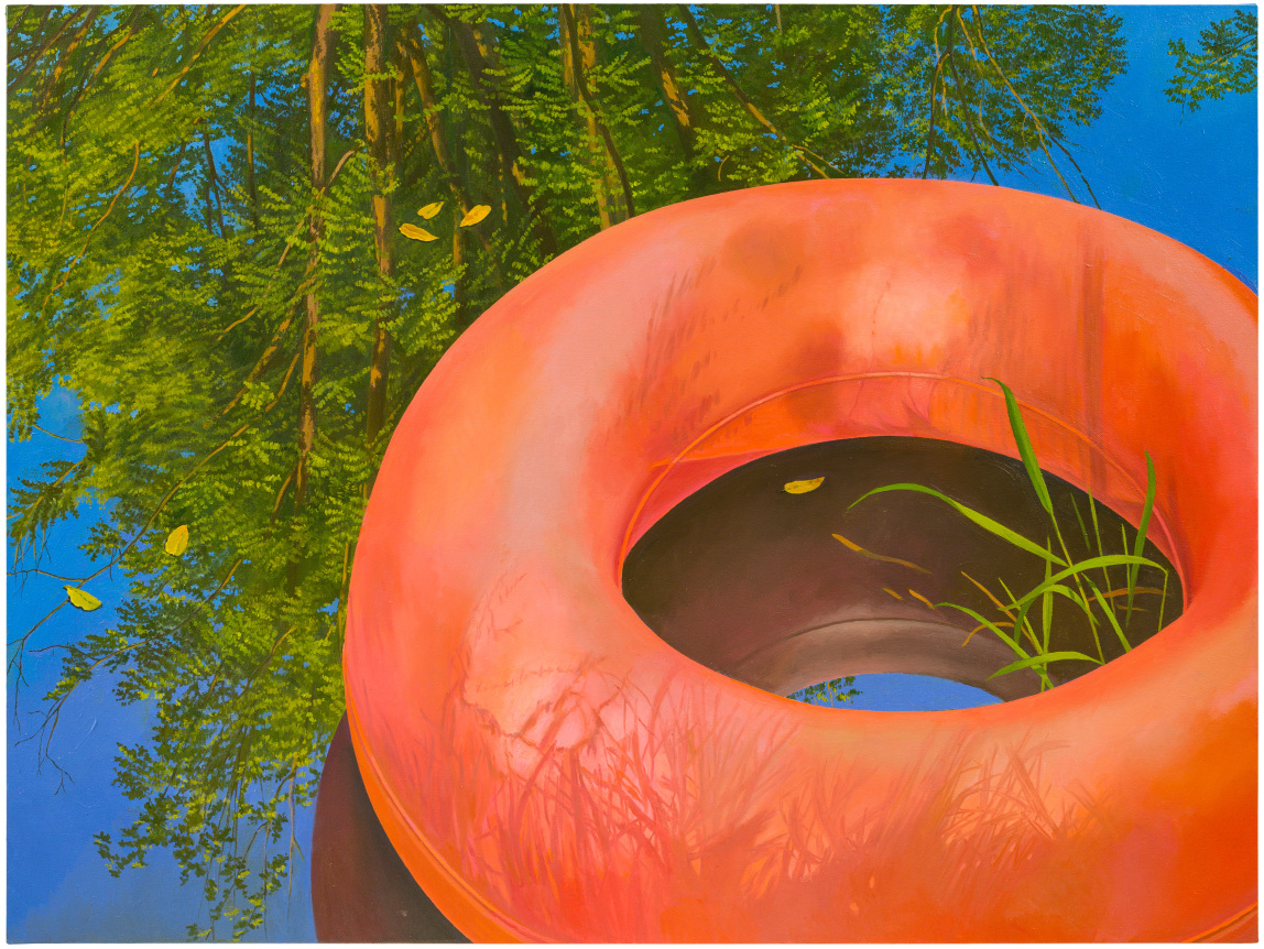 Becalmed 2017 oil on canvas