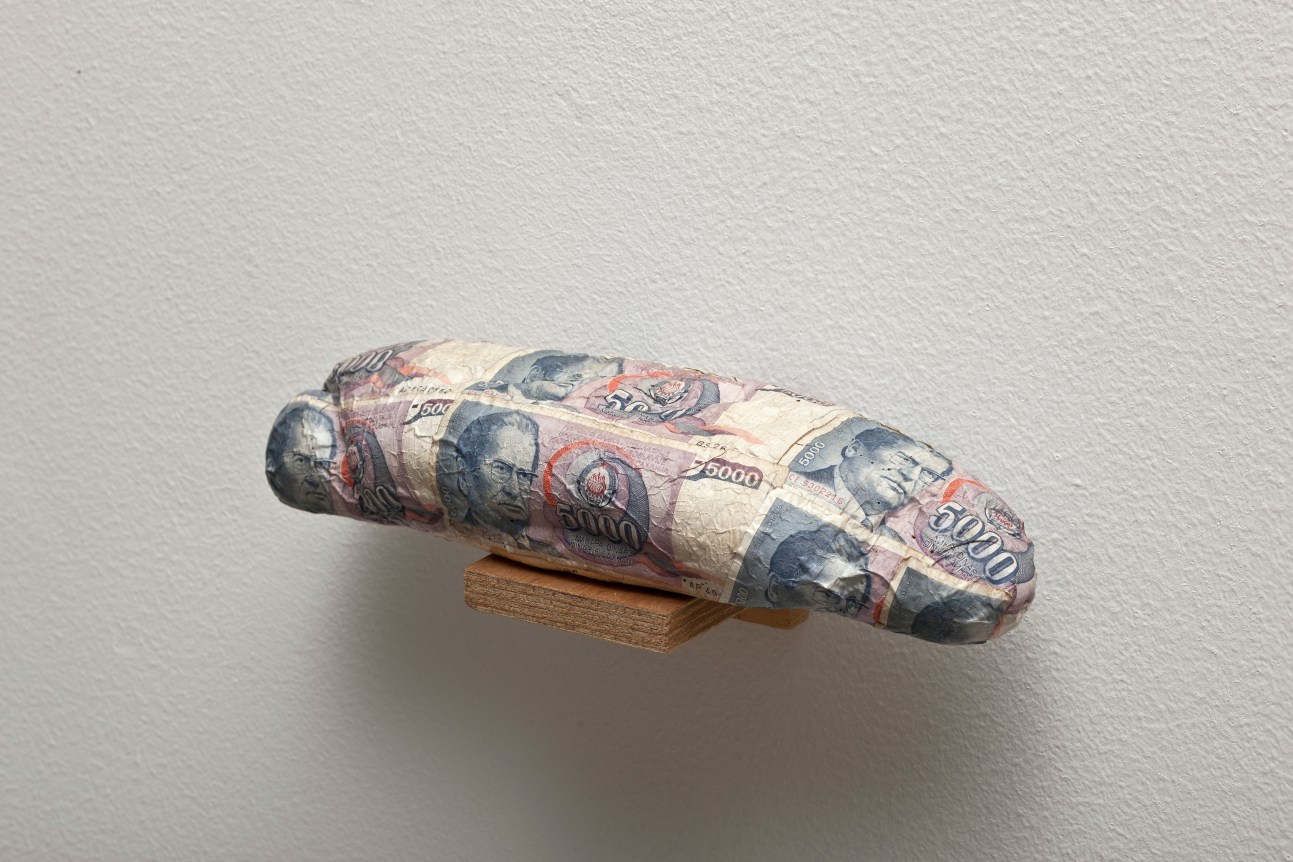 Mladen Stilinović (1947&ndash;2016), Kruh &ndash; Tito [Bread &ndash; Tito], 1994 at Peter Freeman, Inc.