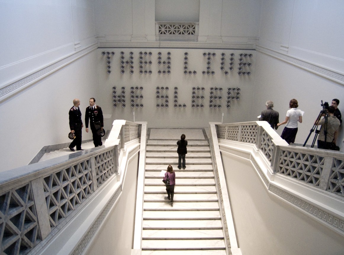 They Live We Sleep, 15ª Quadriennale d’Arte di Roma, installation view, Palazzo delle Esposizioni, Rome, 2008