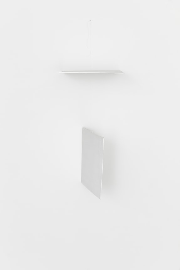 Untitled 2018 wood, string, wall paint
