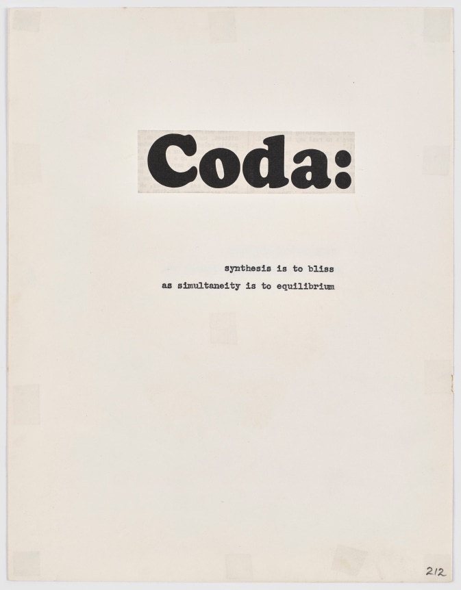 N.H. Pritchard, Untitled (Coda:) at Peter Freeman, Inc.