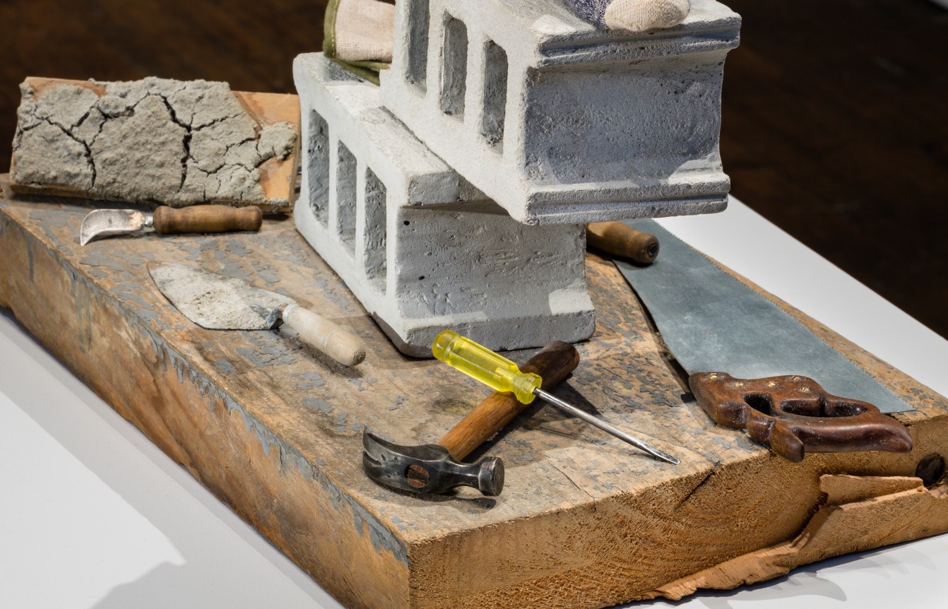 Charles LeDray Watch Your Step (detail 2) 