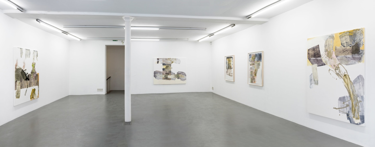 Pia Fries: wetter fahnen f&auml;cher&nbsp;&ndash; installation view 5