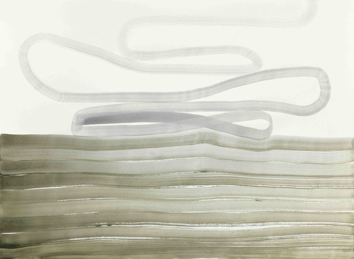 Untitled 2014 gouache on paper in the artist's frame
