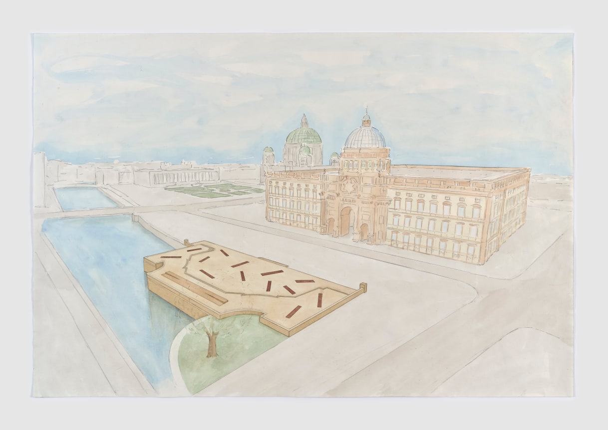 Franz Erhard Walther, Proposal for Freiheits- und Einheitsdenkmal [National Monument to Freedom and Unity], 2010