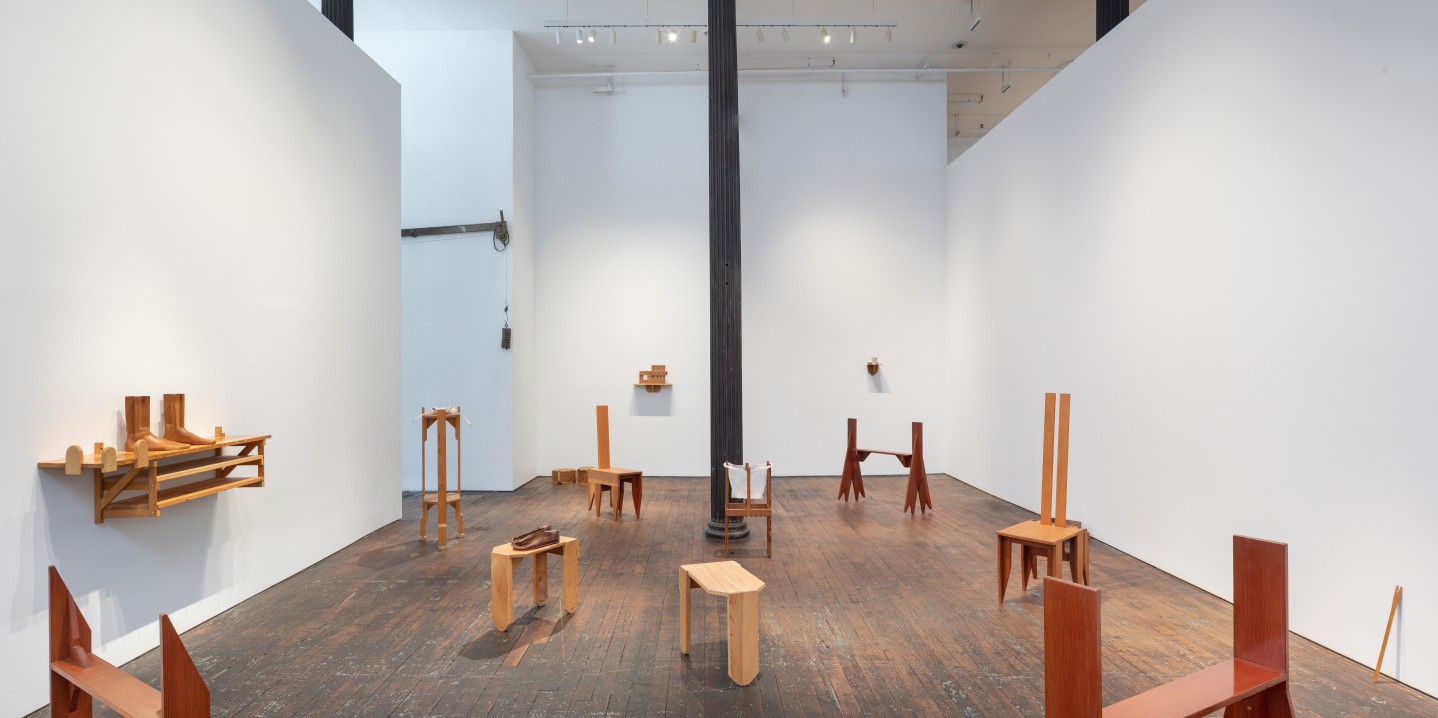 Alex Hay: WOOD Furniture / Objects, installation view