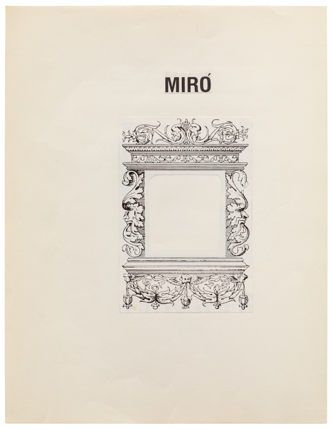Untitled (Mir&oacute;) no date