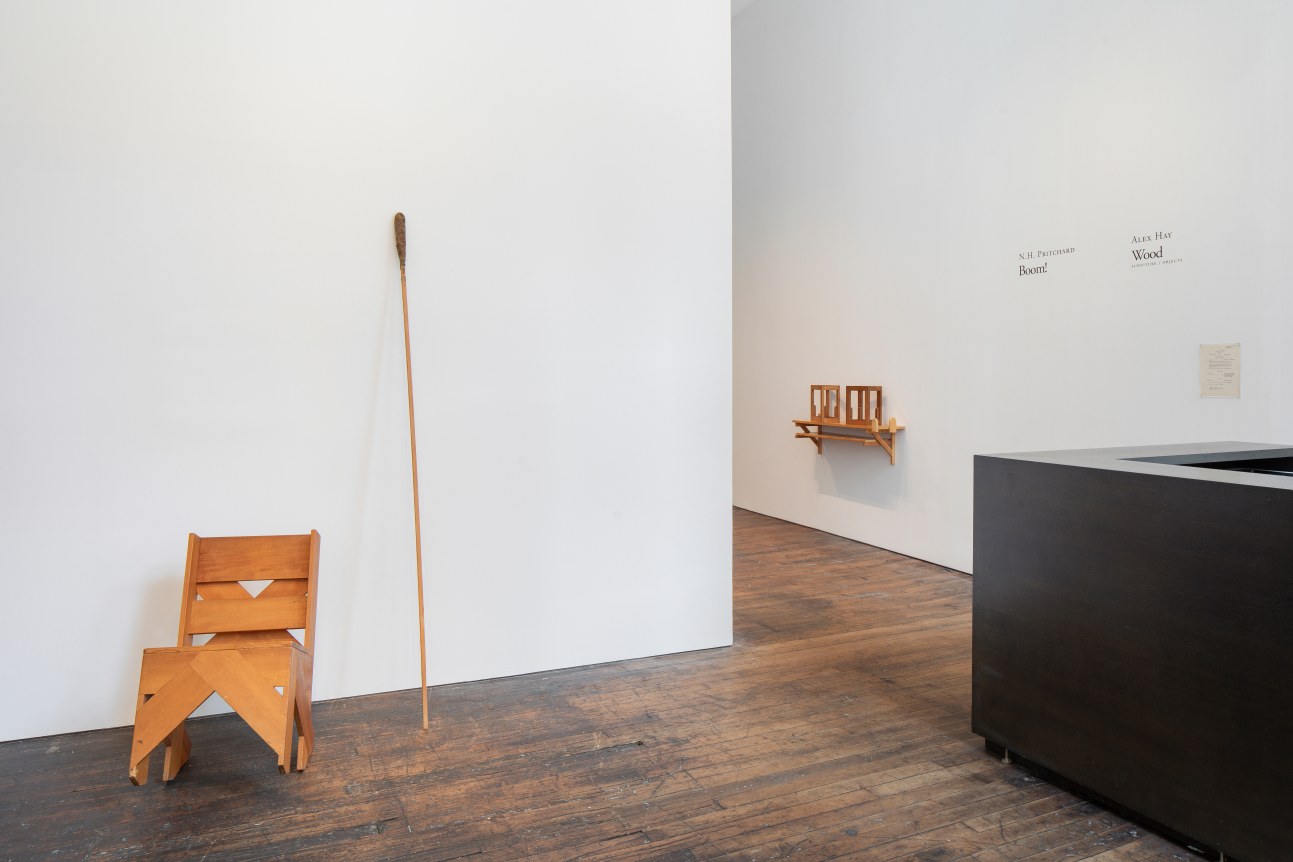 Alex Hay: WOOD Furniture / Objects, installation view