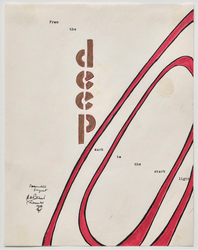 N.H. Pritchard (1939–1996), Untitled (Emanations Fragment)