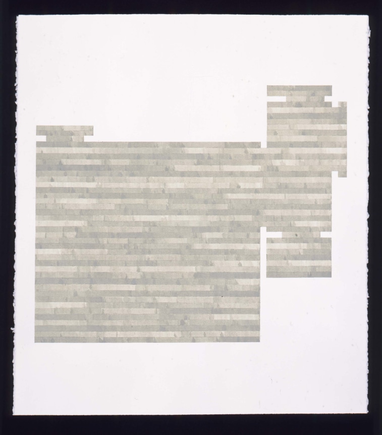 Installation view at Rhona Hoffman Gallery, Julia Fish, 2002.