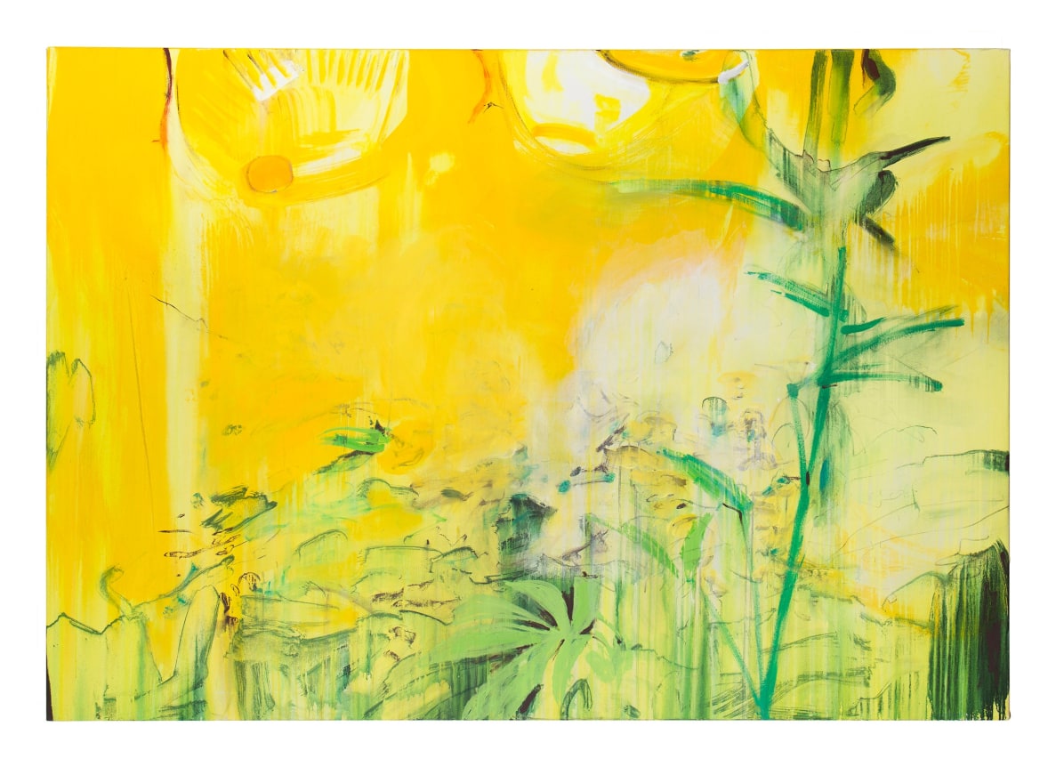 Brian Maguire.&nbsp;Grow House 2, 2015. Acrylic on canvas, 55.1 x 78.7 inches.