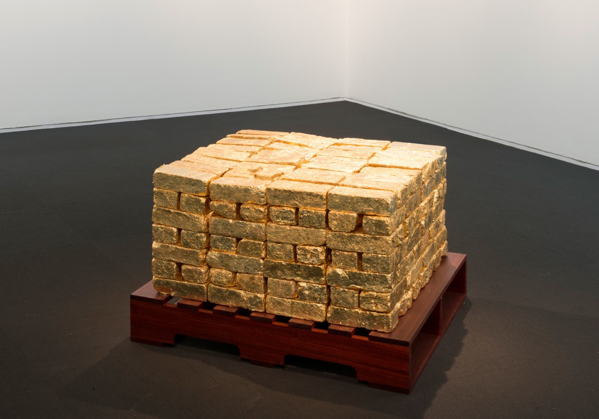 Amanda Williams, It&rsquo;s a&nbsp;Goldmine/Is the Gold Mine?, 2016