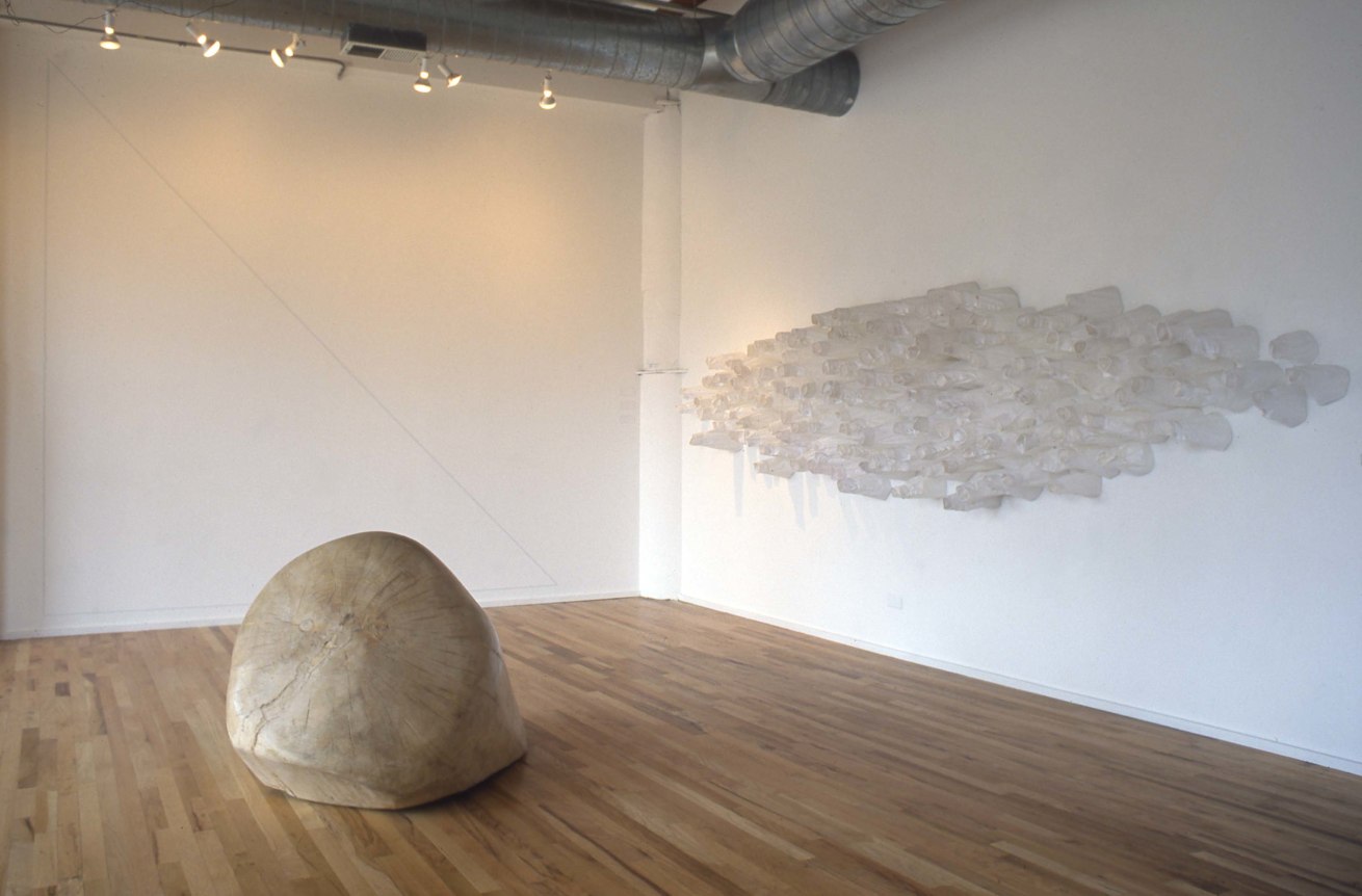 Installation view at Rhona Hoffman Gallery, Sculpture, 1998.
