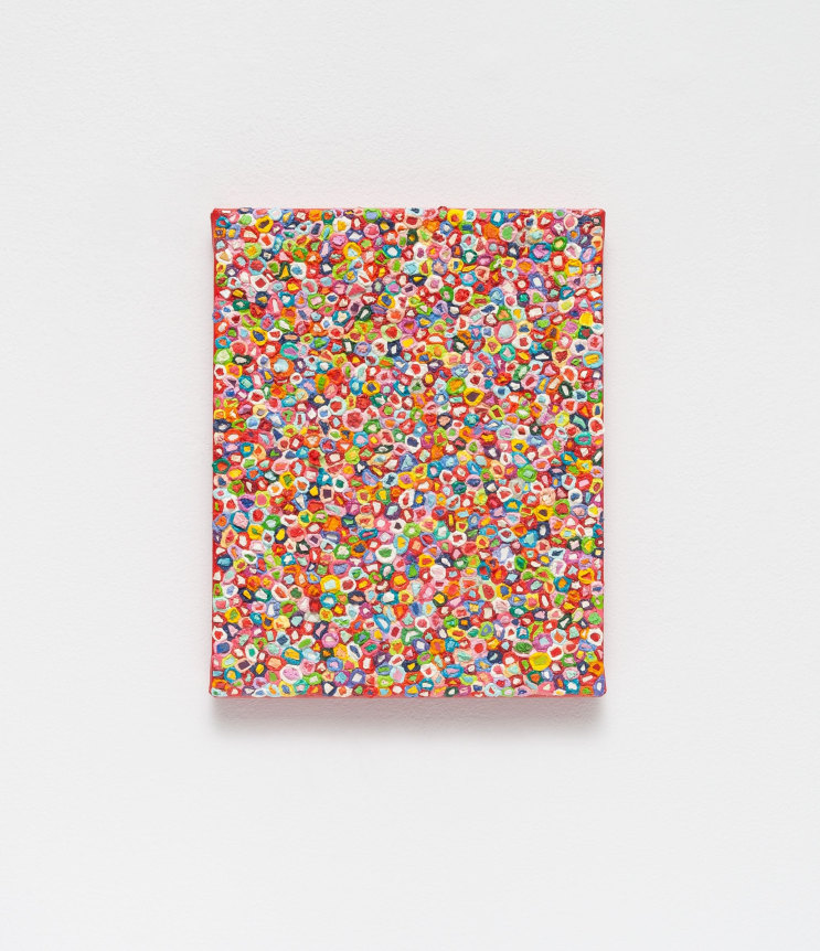 Andrew Masullo,&nbsp;5074, 2009. Oil on canvas, 10 x 8 x .75 inches.