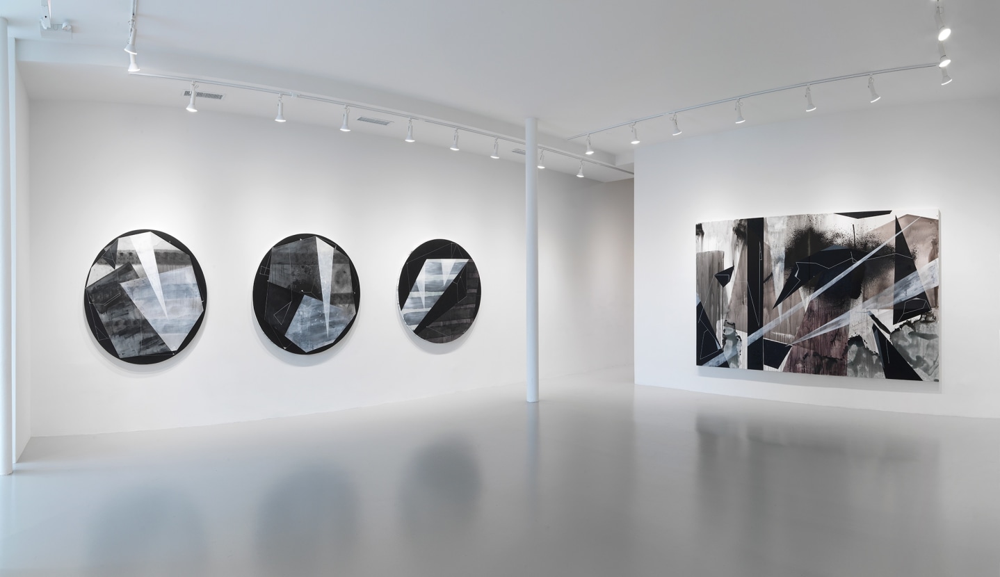 Installation view at Rhona Hoffman Gallery/Torkwase Dyson/James Samuel Madison/2018