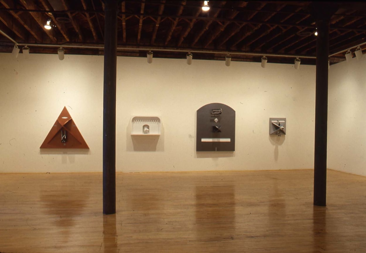 Installation view at Rhona Hoffman Gallery, John Obuck, New Work, 1982