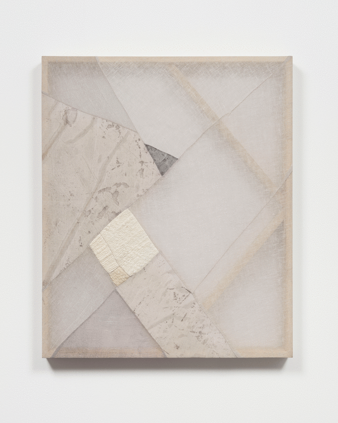 Lucretius, 2019 Wool, linen, pigment