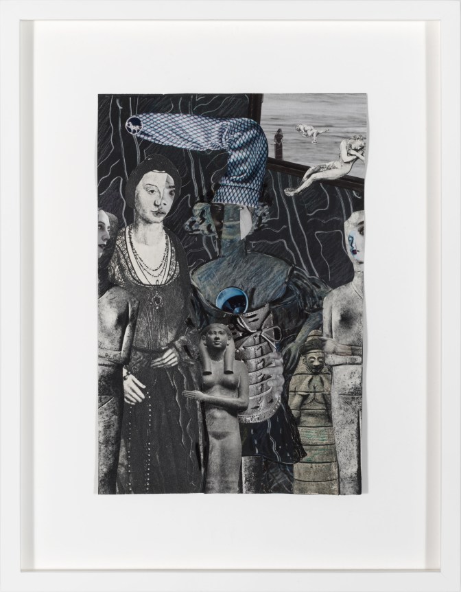 Girls, 2014. Graphite and colored pencil on paper, 9 x 6 inches.