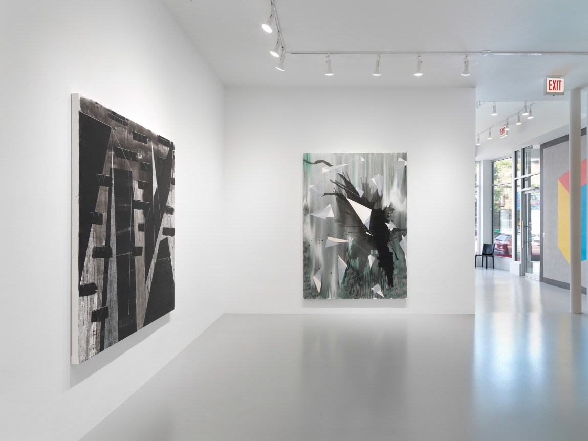 Installation view at Rhona Hoffman Gallery/Torkwase Dyson/James Samuel Madison/2018