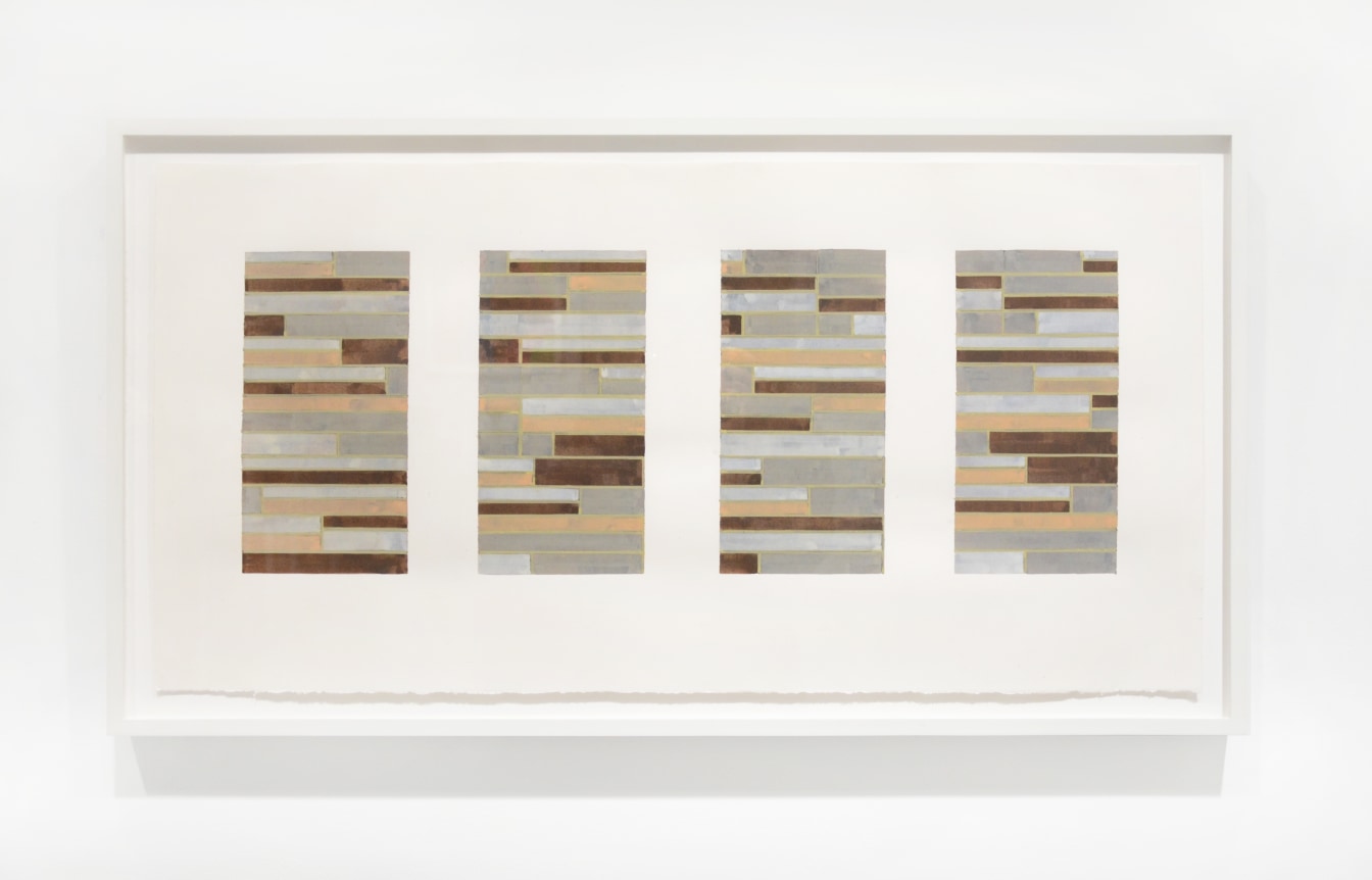 Study for South Wall, Bricks and Siding